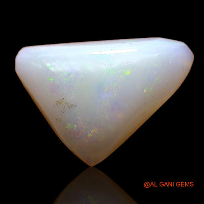 2.40 Cts Natural Australian Fire Opal Loose Gemstone Trillion Cabochon 13x9x3 mm AC-689