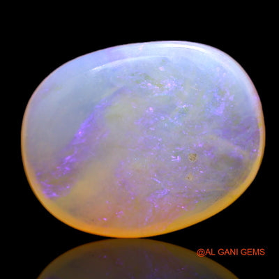 7.00 Cts Natural Australian Fire Opal Loose Gemstone Oval Cabochon 17x13x5 mm AC-68