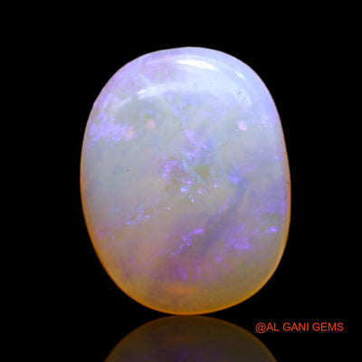 7.00 Cts Natural Australian Fire Opal Loose Gemstone Oval Cabochon 17x13x5 mm AC-68