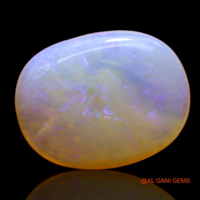 7.00 Cts Natural Australian Fire Opal Loose Gemstone Oval Cabochon 17x13x5 mm AC-68