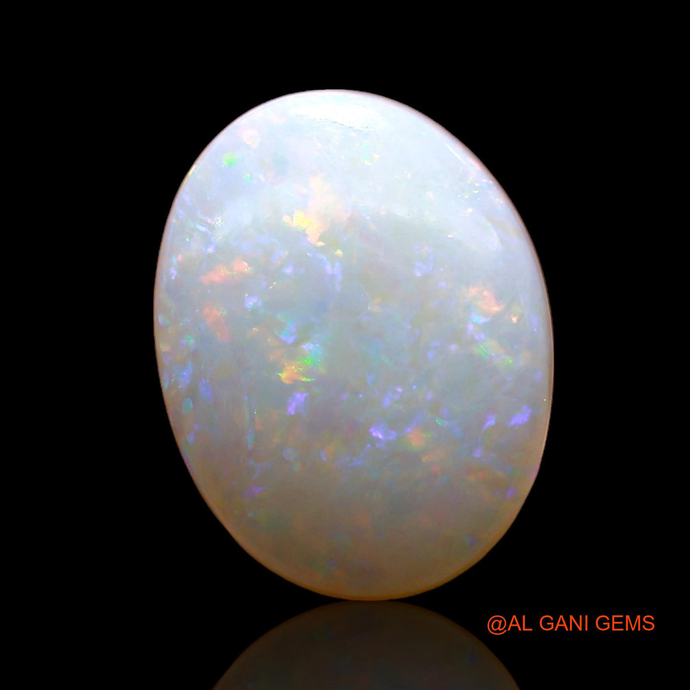 2.60 Cts Natural Australian Fire Opal Oval Cabochon Loose Gemstone For Jewelry 12x9x4 mm AC-690