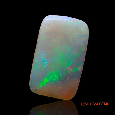 Natural Fire Opal Gemstone 2.00 Cts Loose Square Cabochon From Australia 13x8x2 mm AC-691