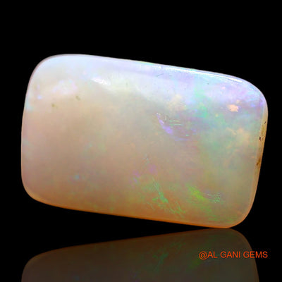 Natural Fire Opal Gemstone 2.00 Cts Loose Square Cabochon From Australia 13x8x2 mm AC-691