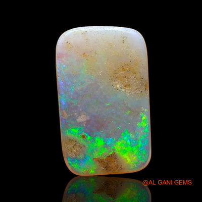 Natural Fire Opal Gemstone 2.00 Cts Loose Square Cabochon From Australia 13x8x2 mm AC-691
