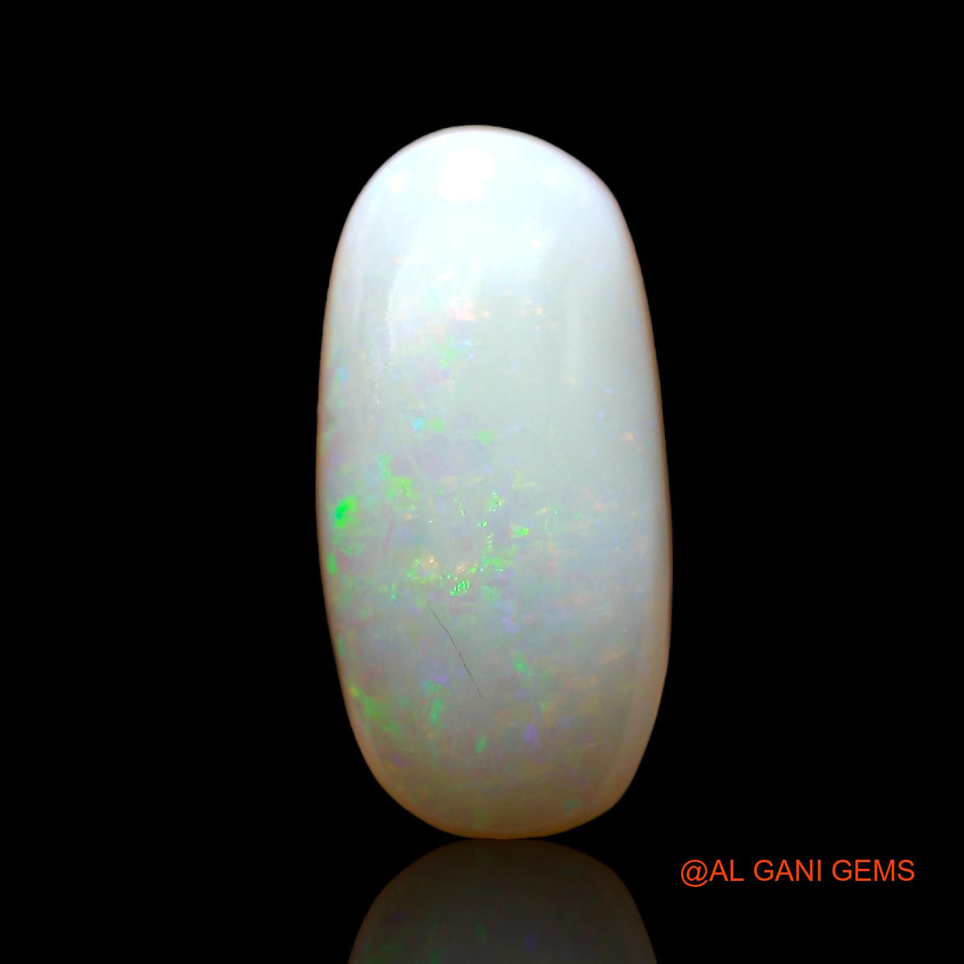 2.20 Cts Natural Australian Fire Opal Loose Gemstone Oval Cabochon 14x7x3 mm AC-696