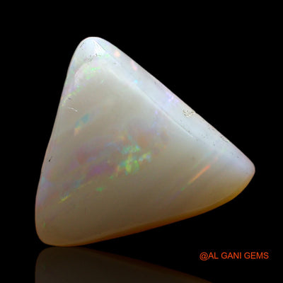 2.50 Cts Unheated Australian Fire Opal Loose Gemstone Trillion Cabochon Natural 11x10x4 mm AC-697
