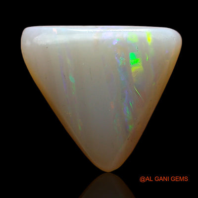 2.50 Cts Unheated Australian Fire Opal Loose Gemstone Trillion Cabochon Natural 11x10x4 mm AC-697