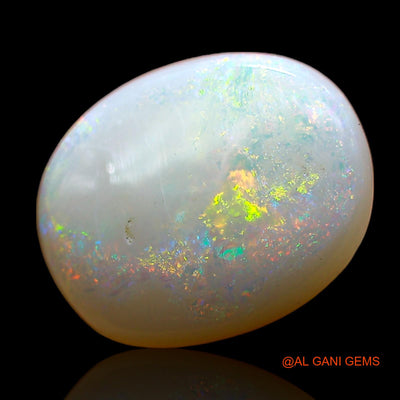 Natural Fire Opal Gemstone 2.10 Cts Loose Oval Cabochon From Australia 11x9x3 mm AC-698