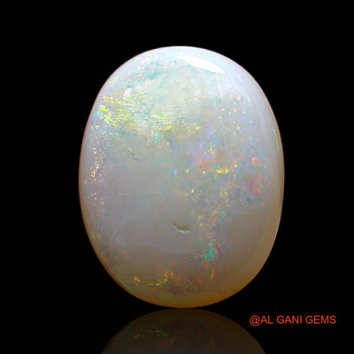 Natural Fire Opal Gemstone 2.10 Cts Loose Oval Cabochon From Australia 11x9x3 mm AC-698