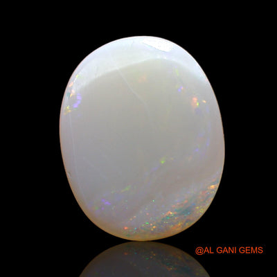 Natural Fire Opal Gemstone 2.10 Cts Loose Oval Cabochon From Australia 11x9x3 mm AC-698