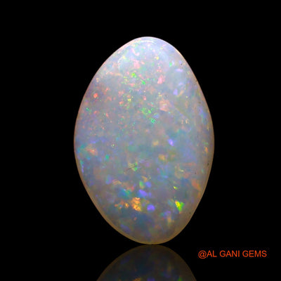 1.80 Cts Natural Australian Fire Opal Loose Gemstone Fancy Cabochon 12x8x3 mm AC-699