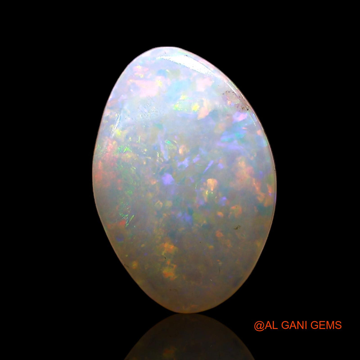1.80 Cts Natural Australian Fire Opal Loose Gemstone Fancy Cabochon 12x8x3 mm AC-699