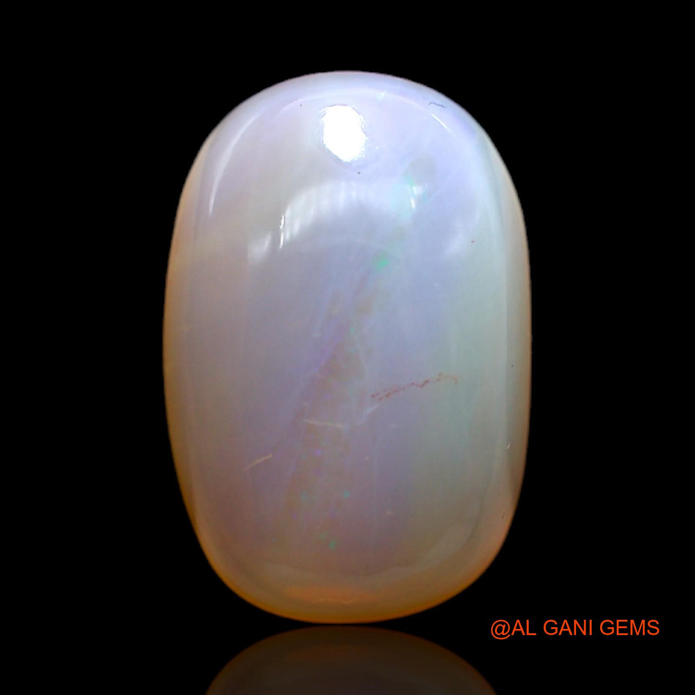 Natural Untreated Fire Opal Loose Gemstone Oval Cabochon From Australia 9.00 Cts 18x12x6 mm AC-69