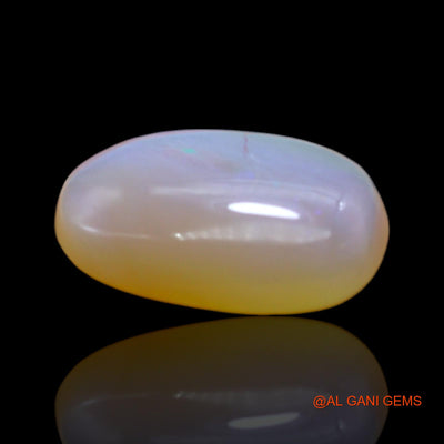 Natural Untreated Fire Opal Loose Gemstone Oval Cabochon From Australia 9.00 Cts 18x12x6 mm AC-69