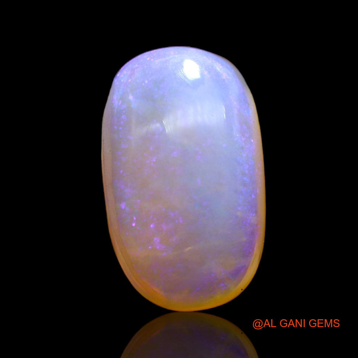 14.00 Cts Unheated Australian Fire Opal Loose Gemstone Oval Cabochon Natural 21x12x7 mm AC-6
