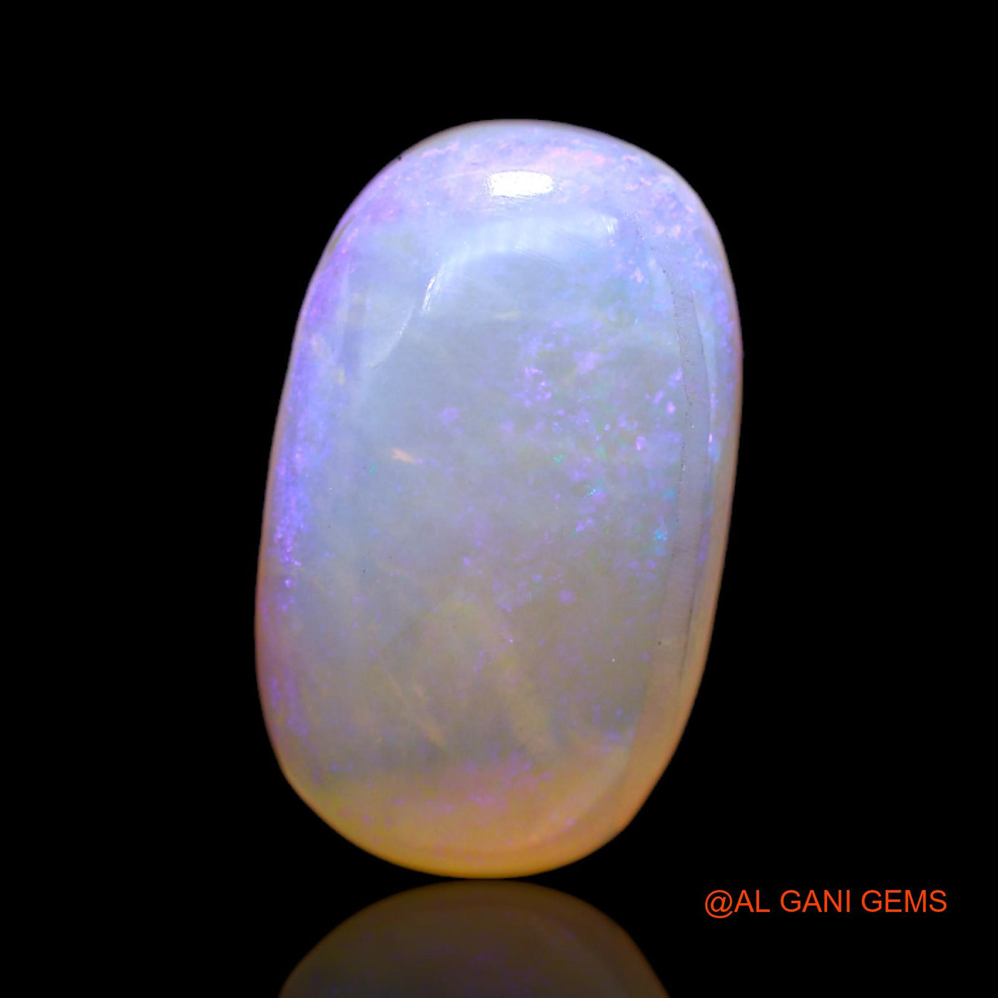14.00 Cts Unheated Australian Fire Opal Loose Gemstone Oval Cabochon Natural 21x12x7 mm AC-6