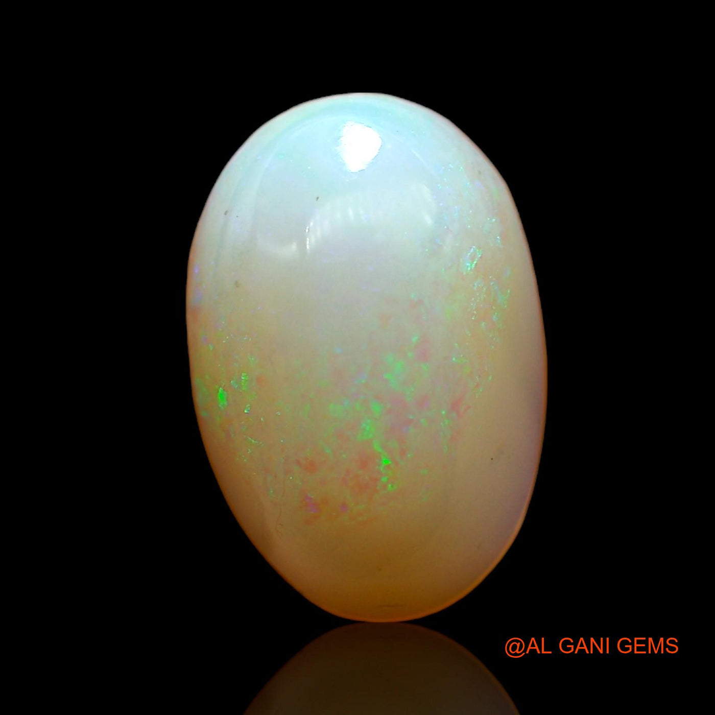 2.60 Cts Natural Australian Fire Opal Loose Gemstone Oval Cabochon 12x8x4 mm AC-700