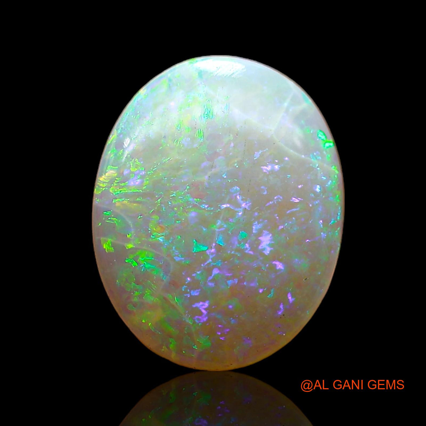 2.50 Cts Natural Australian Fire Opal Loose Gemstone Oval Cabochon 12x9x3 mm AC-702