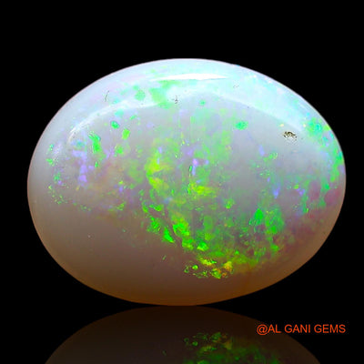 Natural Untreated Fire Opal Loose Gemstone Oval Cabochon From Australia 2.40 Cts 12x9x3 mm AC-703