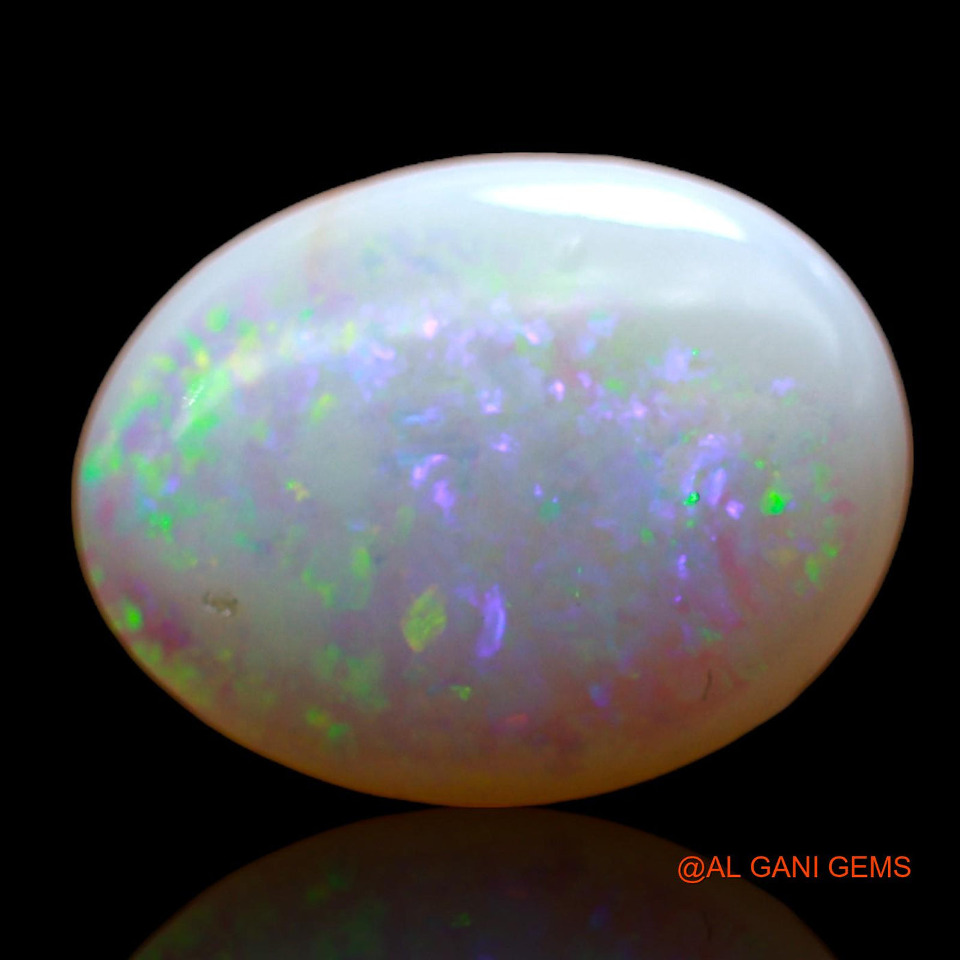 Natural Untreated Fire Opal Loose Gemstone Oval Cabochon From Australia 2.40 Cts 12x9x3 mm AC-703