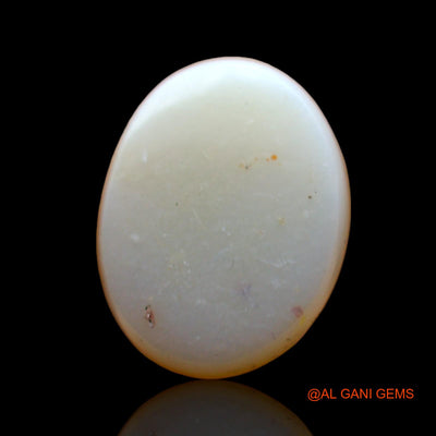 Natural Untreated Fire Opal Loose Gemstone Oval Cabochon From Australia 2.40 Cts 12x9x3 mm AC-703