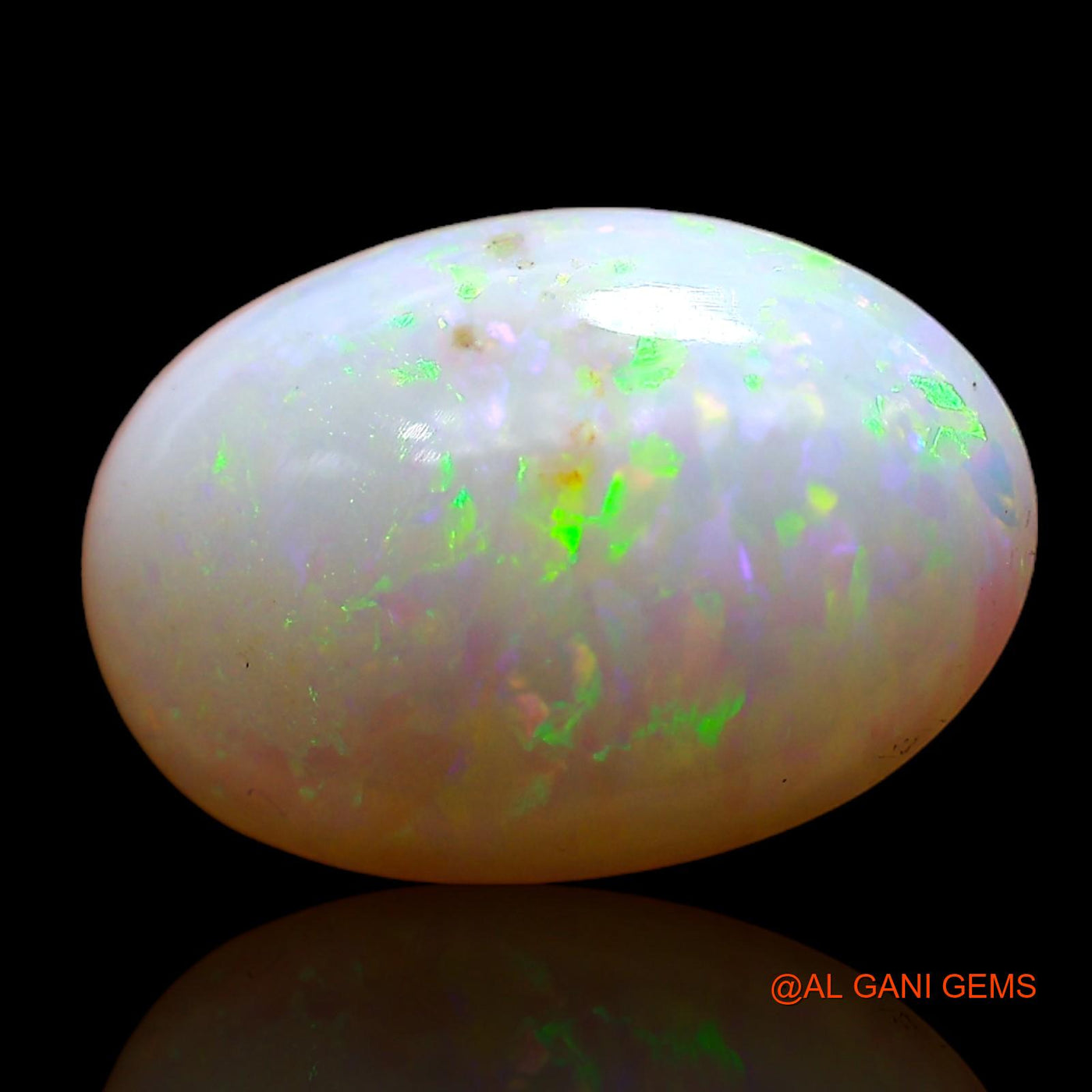 2.20 Cts Natural Australian Fire Opal Loose Gemstone Oval Cabochon 12x8x3 mm AC-704