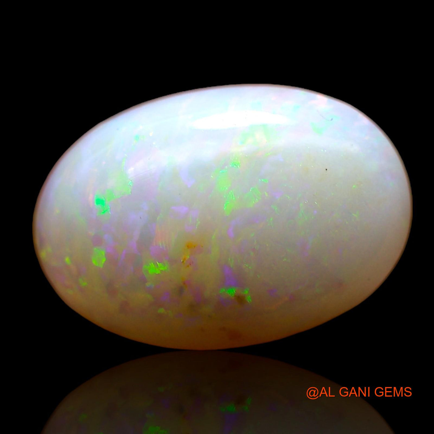 2.20 Cts Natural Australian Fire Opal Loose Gemstone Oval Cabochon 12x8x3 mm AC-704