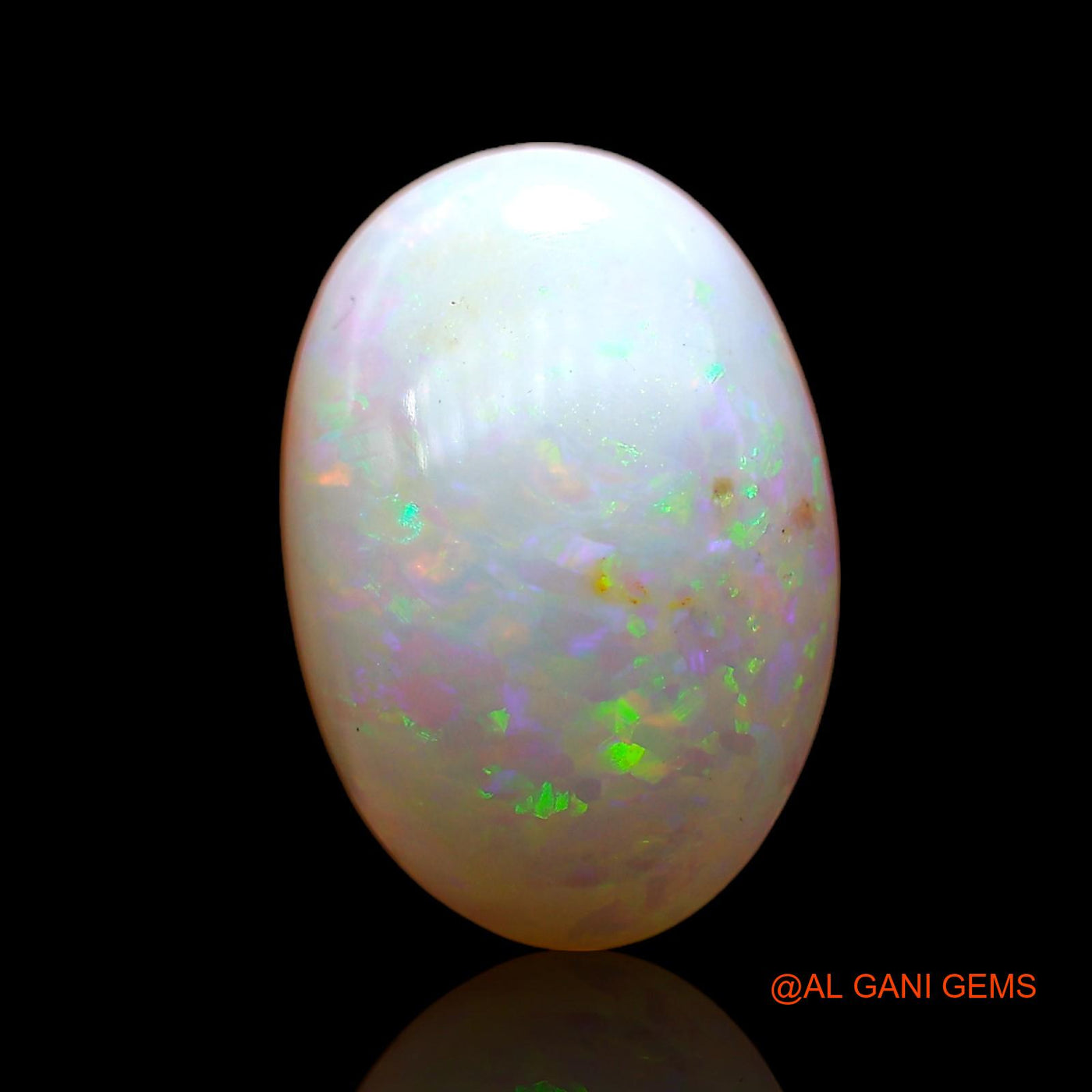 2.20 Cts Natural Australian Fire Opal Loose Gemstone Oval Cabochon 12x8x3 mm AC-704