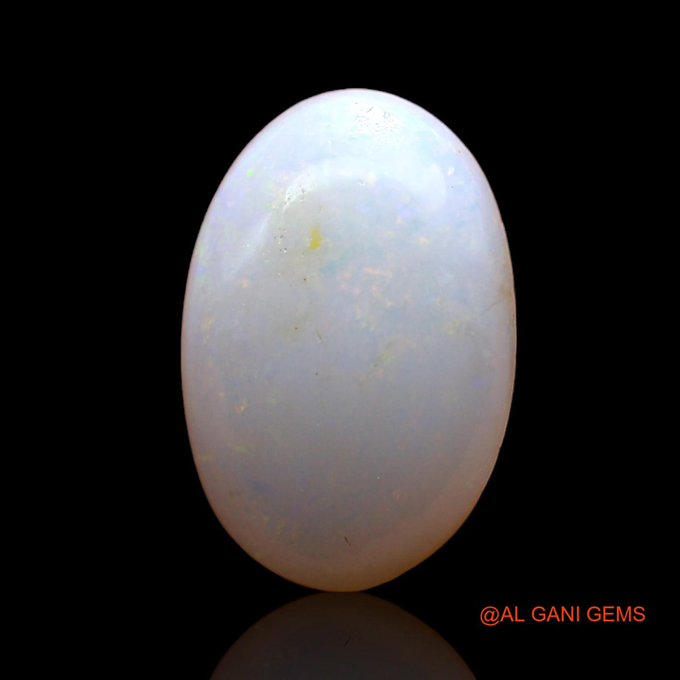 Natural Fire Opal Gemstone 2.00 Cts Loose Oval Cabochon From Australia 13x8x3 mm AC-706