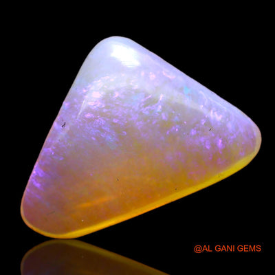 1.70 Cts Natural Australian Fire Opal Loose Gemstone Trillion Cabochon 12x9x3 mm AC-707