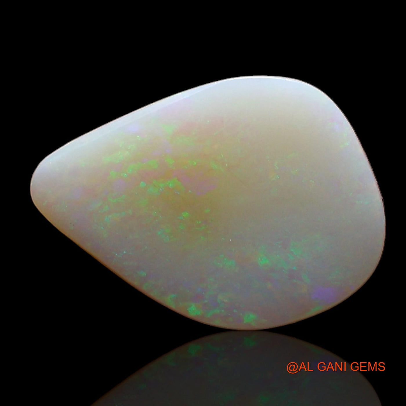 Natural Fire Opal Gemstone 1.50 Cts Loose Fancy Cabochon From Australia 12x9x1 mm AC-708