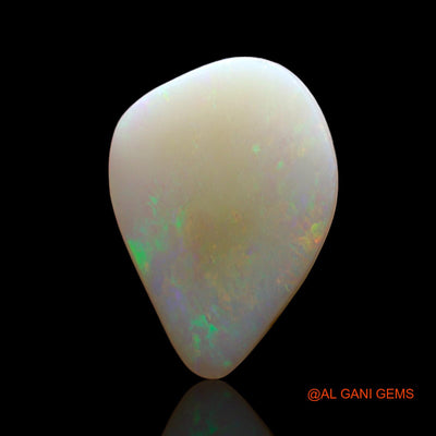 Natural Fire Opal Gemstone 1.50 Cts Loose Fancy Cabochon From Australia 12x9x1 mm AC-708