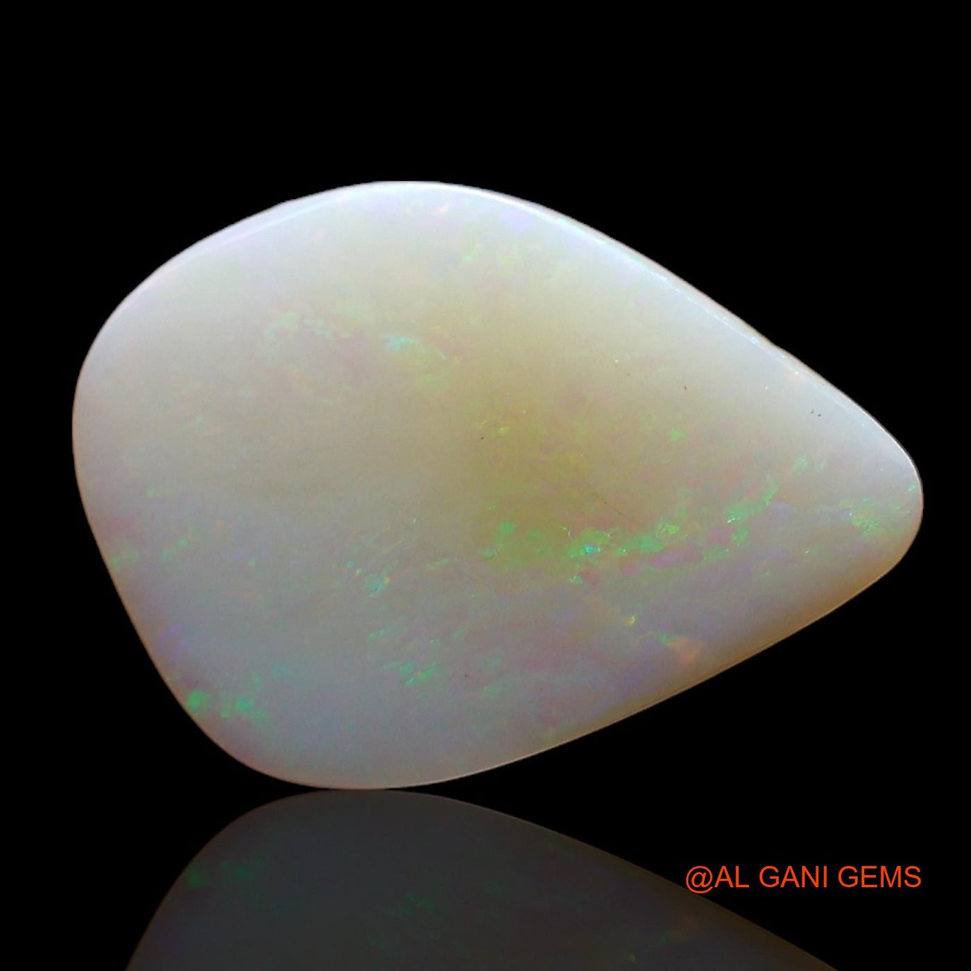 Natural Fire Opal Gemstone 1.50 Cts Loose Fancy Cabochon From Australia 12x9x1 mm AC-708