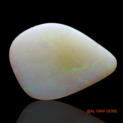 Natural Fire Opal Gemstone 1.50 Cts Loose Fancy Cabochon From Australia 12x9x1 mm AC-708