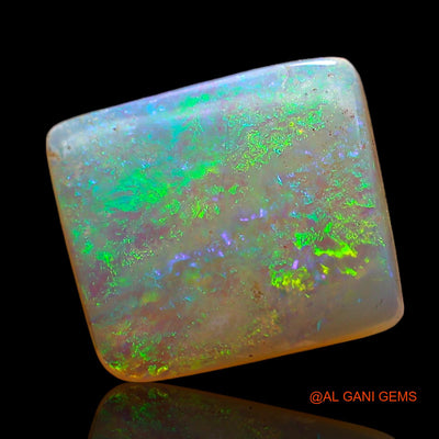1.70 Cts Natural Australian Fire Opal Loose Gemstone Square Cabochon 10x9x2 mm AC-709