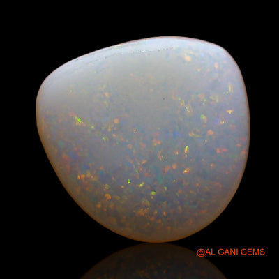 1.00 Cts Natural Australian Fire Opal Loose Gemstone Fancy Cabochon 11x10x2 mm AC-713