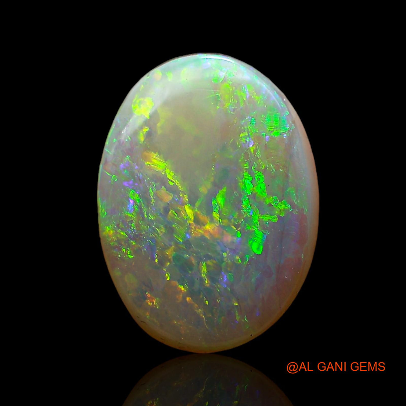 2.00 Cts Natural Australian Fire Opal Loose Gemstone Oval Cabochon 11x8x3 mm AC-714