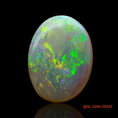 2.00 Cts Natural Australian Fire Opal Loose Gemstone Oval Cabochon 11x8x3 mm AC-714