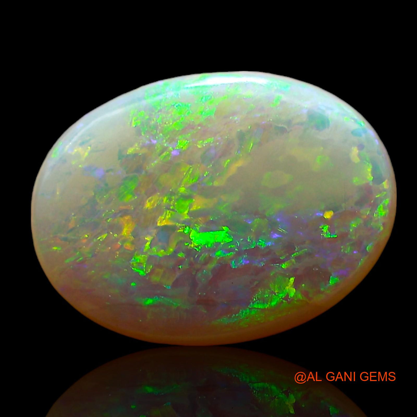 2.00 Cts Natural Australian Fire Opal Loose Gemstone Oval Cabochon 11x8x3 mm AC-714