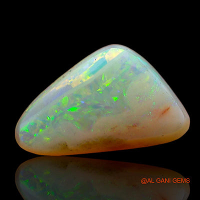 2.00 Cts Natural Australian Fire Opal Trillion Cabochon Loose Gemstone For Jewelry 12x7x3 mm AC-715