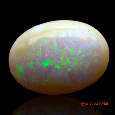 1.00 Cts Unheated Australian Fire Opal Loose Gemstone Oval Cabochon Natural 11x8x3 mm AC-719
