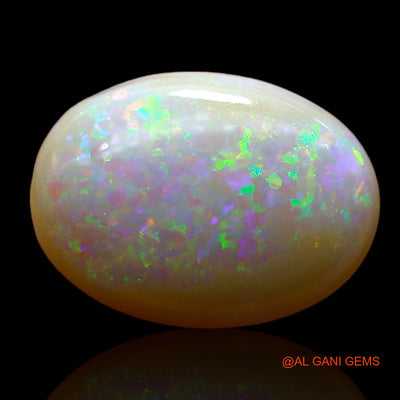 1.00 Cts Unheated Australian Fire Opal Loose Gemstone Oval Cabochon Natural 11x8x3 mm AC-719