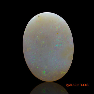 1.00 Cts Unheated Australian Fire Opal Loose Gemstone Oval Cabochon Natural 11x8x3 mm AC-719