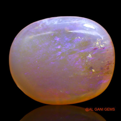 Natural Fire Opal Gemstone 9.00 Cts Loose Oval Cabochon From Australia 17x13x6 mm AC-71