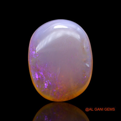 Natural Fire Opal Gemstone 9.00 Cts Loose Oval Cabochon From Australia 17x13x6 mm AC-71
