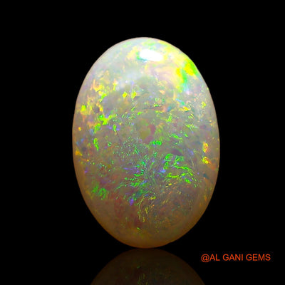 1.00 Cts Natural Australian Fire Opal Oval Cabochon Loose Gemstone For Jewelry 11x8x3 mm AC-720