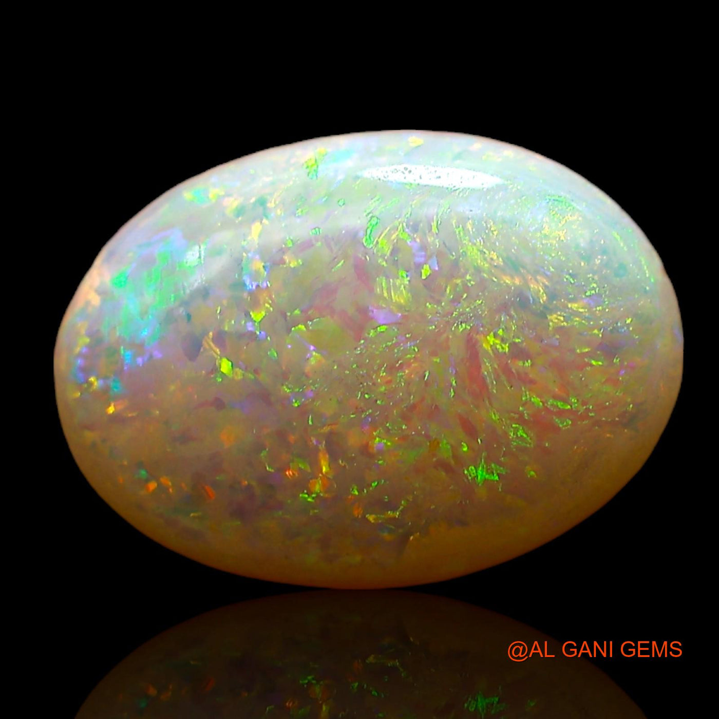 1.00 Cts Natural Australian Fire Opal Oval Cabochon Loose Gemstone For Jewelry 11x8x3 mm AC-720