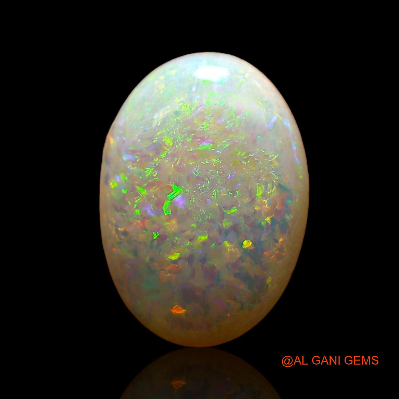 1.00 Cts Natural Australian Fire Opal Oval Cabochon Loose Gemstone For Jewelry 11x8x3 mm AC-720