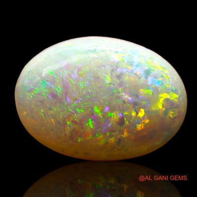 1.00 Cts Natural Australian Fire Opal Oval Cabochon Loose Gemstone For Jewelry 11x8x3 mm AC-720
