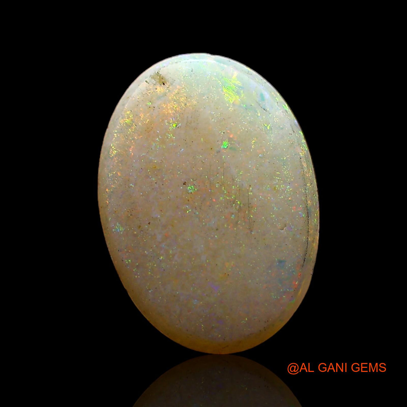 1.00 Cts Natural Australian Fire Opal Oval Cabochon Loose Gemstone For Jewelry 11x8x3 mm AC-720